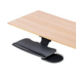 
4.3
4.3 out of 5 stars
(283)
Under Desk Keyboard Tray, 20" x 11" Tray, 17.75" Track, One Knob Control, Undermount Sliding Computer Keyboard and Mouse