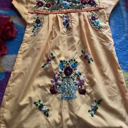 Girl Mexican Dress 