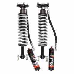 Fox 2.5 Performance Elite Adjustable Coilover w Reservoir Front Pair w 3.5-4.5" lift