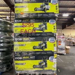 RYOBI 40V HP Brushless 21 in. Cordless Battery Walk Behind Multi-Blade Self-Propelled Mower - (1 ) 6.0 Ah Batteries & Charger