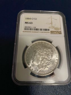 1884o Morgan NGC63