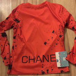 Coco Red Polyester Shirt Medium Used Women 