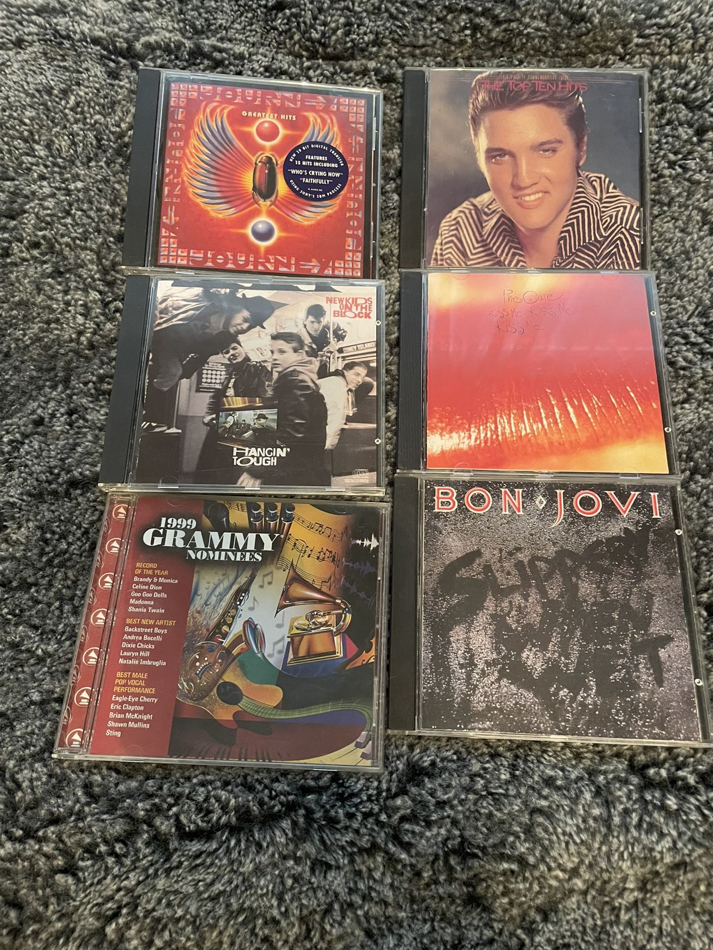 CD’s (Elvis, Bon Jovi, New Kids On The Block…)