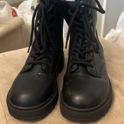 Black Combat Boots