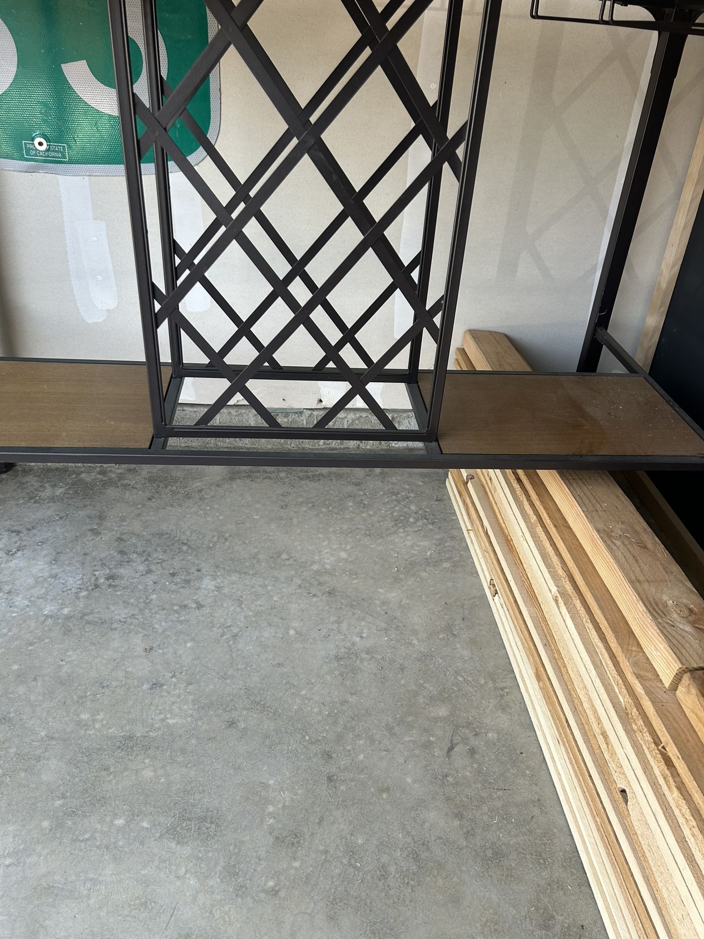 High Top Table 30x48 Inches Wine Rack And Wine Glass Holder Underneath No Barstool