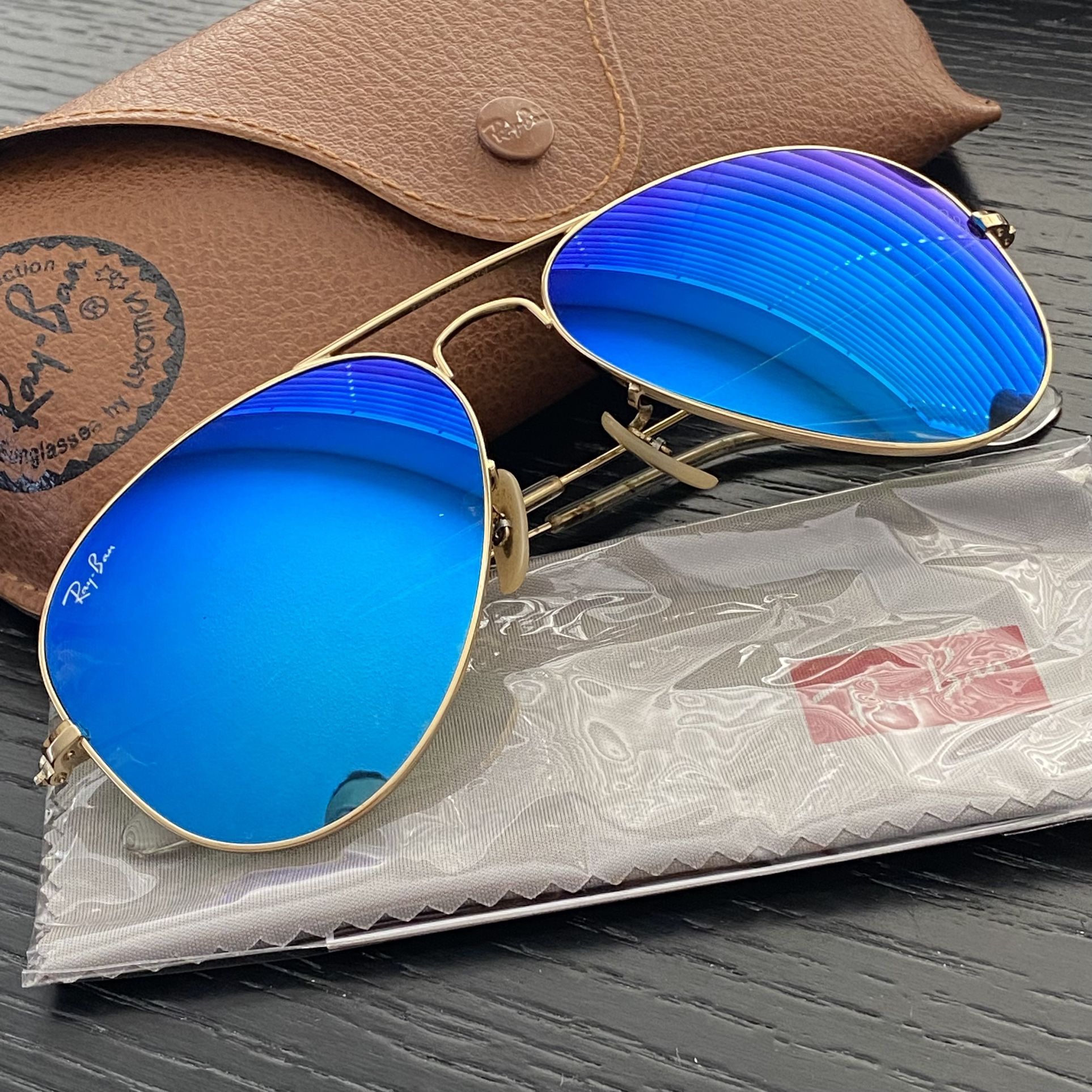 Ray Ban Aviator Blue Mirror RB3025