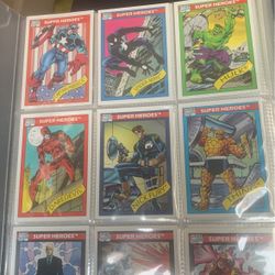 1990 Marvel Comics trading cards (#1-100)