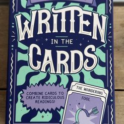 Written in the Cards never used A Game of Hilarious Prophecies and Fortunes just $8 xox