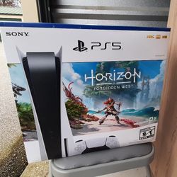 New Playstation 5 PS5 Disc Console w/ Horizon Bundle