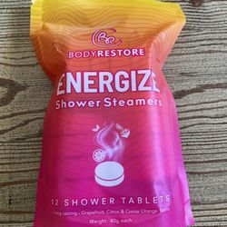 NEW Body Restore Energizer Shower Steamers