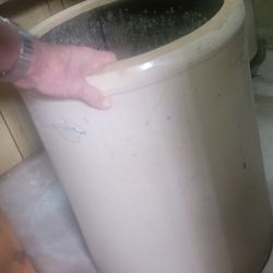 Vintage 10-Gallon Stoneware Crock / Jar