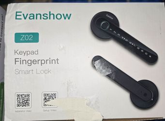 Evanshow Z02 Keypad Fingerprint Smart Lock