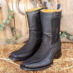 Botas vaqueras La Sierra originales negras 