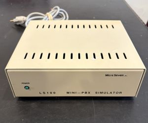 Micro Seven LS100 Mini-PBX Simulator 4-Line Telephone Loop Tester & Demonstrator