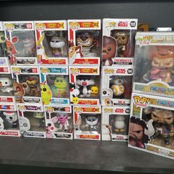 Funko PoPs brand New Sealed $130 Firm