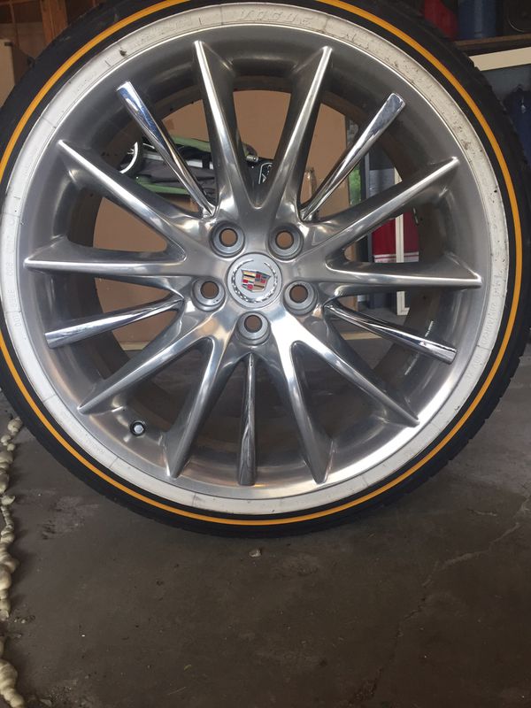 20 inch Cadillac rims and Vogue tires for Sale in Stickney, IL - OfferUp