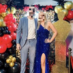 Beautiful Blue Sequin Dress