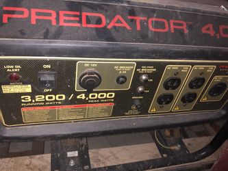 Predator 4000 Gas Generator
