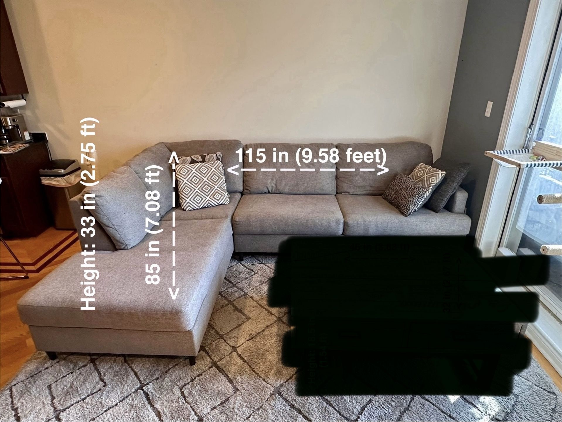 L-Shaped Living Room Couch