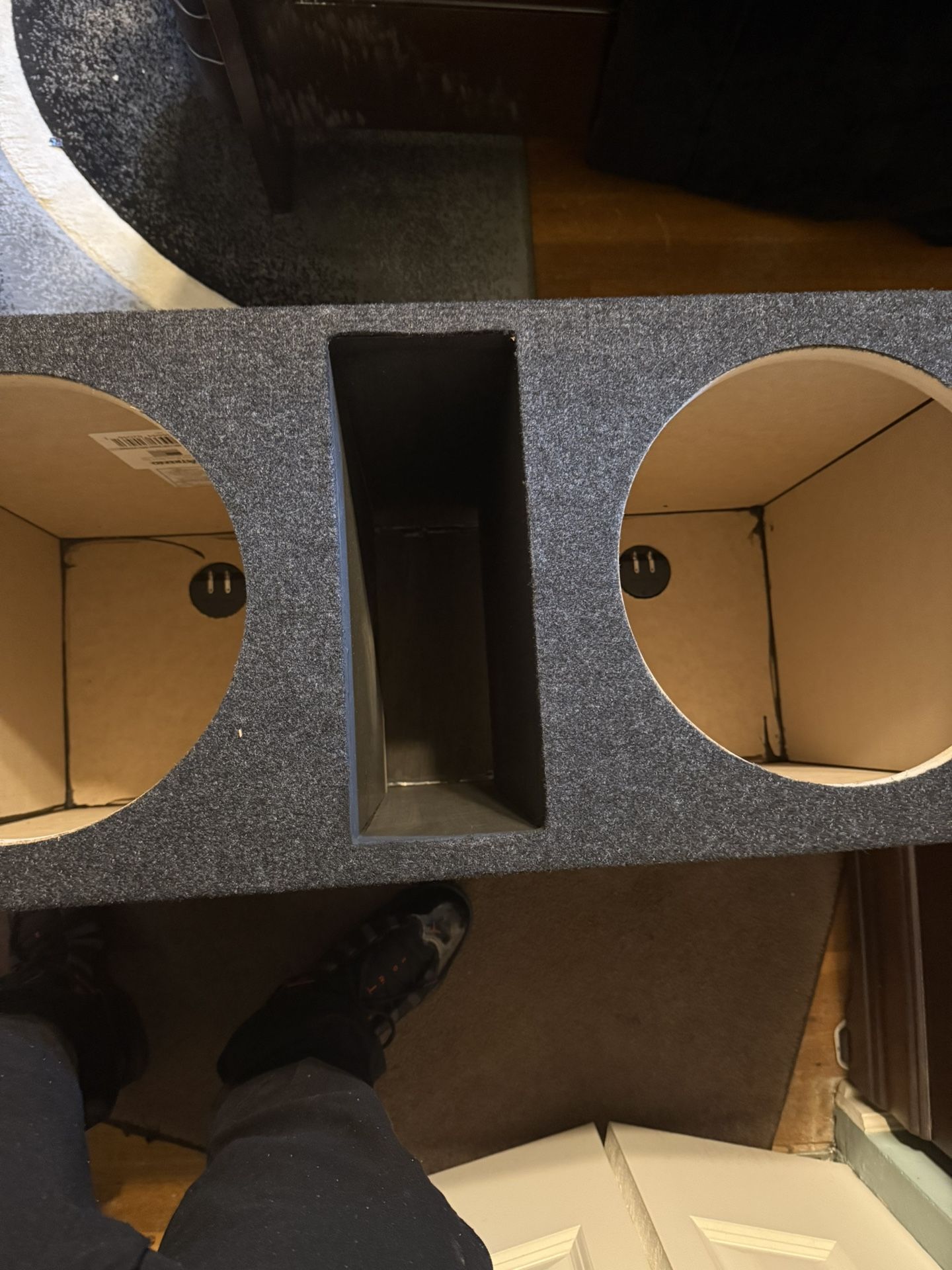 Dual 12 inch SPL subwoofer box