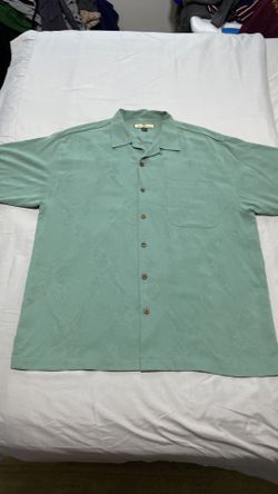 Tommy Bahama 💯% Silk Button Down Shirt Size L