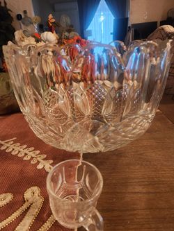 Punch Bowl & Cups