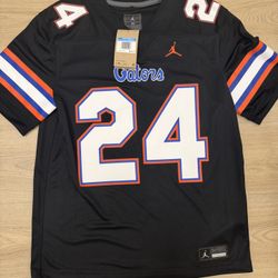 UF University Of Florida Gators Black Jordan Football Jersey NEW Size Medium 