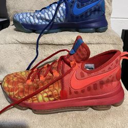 Nike KD 9 “Fire and Ice”, SZ 7Y VERY NEGOTIABLE 