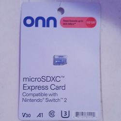 512 GB Onn MicroSDXC Express Card - Regularly $84.77