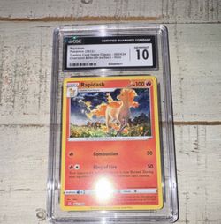 Pokemon TCG Rapidash 005/034 Trading Card Game Classic Holo CGC 10