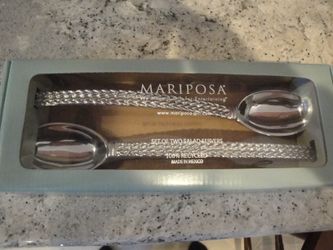 MARIPOSA SALAD SERVER SET /NEW IN BOX