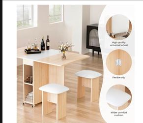 Folding dining table