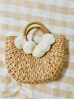 Summer wicker bag