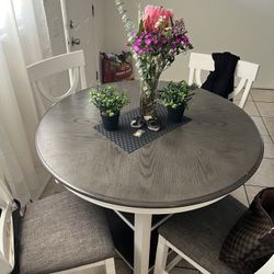 Pub Height Dining Table And Chairs 