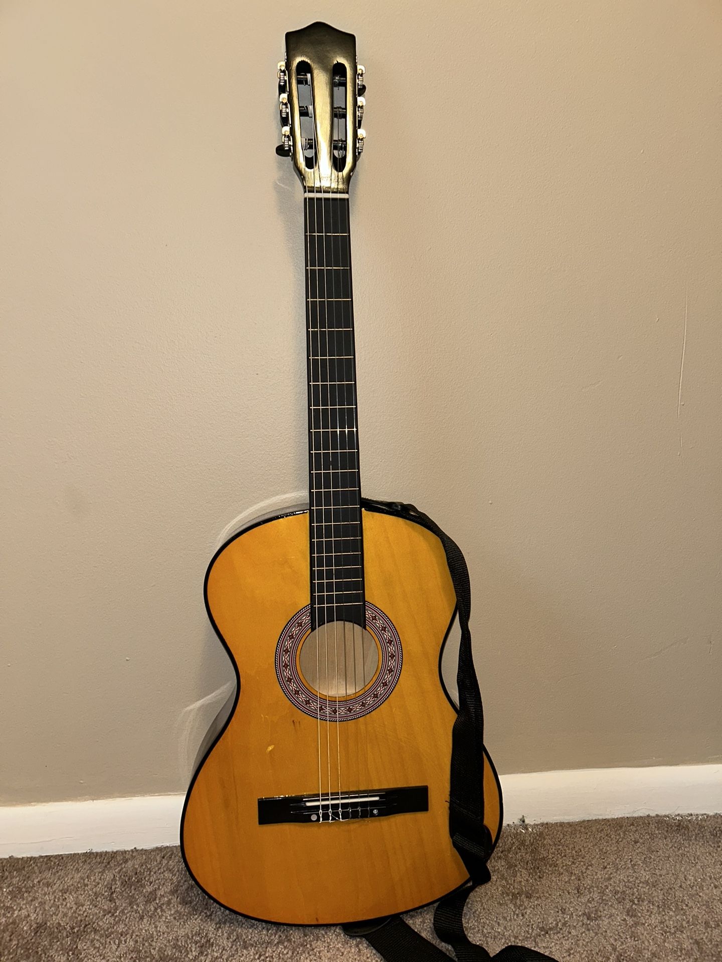 A beautiful acoustic guitar