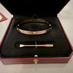Cartier Rose Gold Bracelet with Box