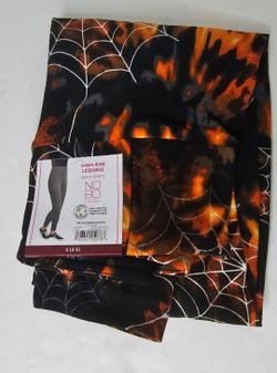 No Boundaries Halloween Spiderweb High-Rise Leggings Size S(3-5)