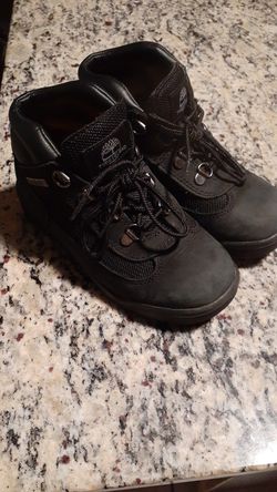 Boys timberland field boots size 1