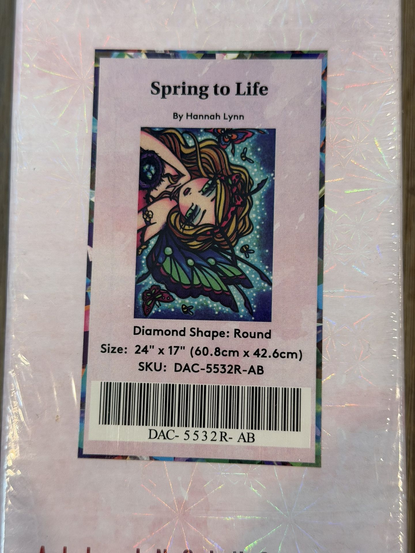 Diamond Art Club DAC Spring To Life By Hannah Lynn Diamond Painting NEW RETIRED RARE