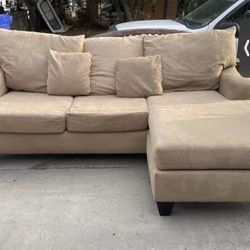 Beige Modern Sectional Sofa