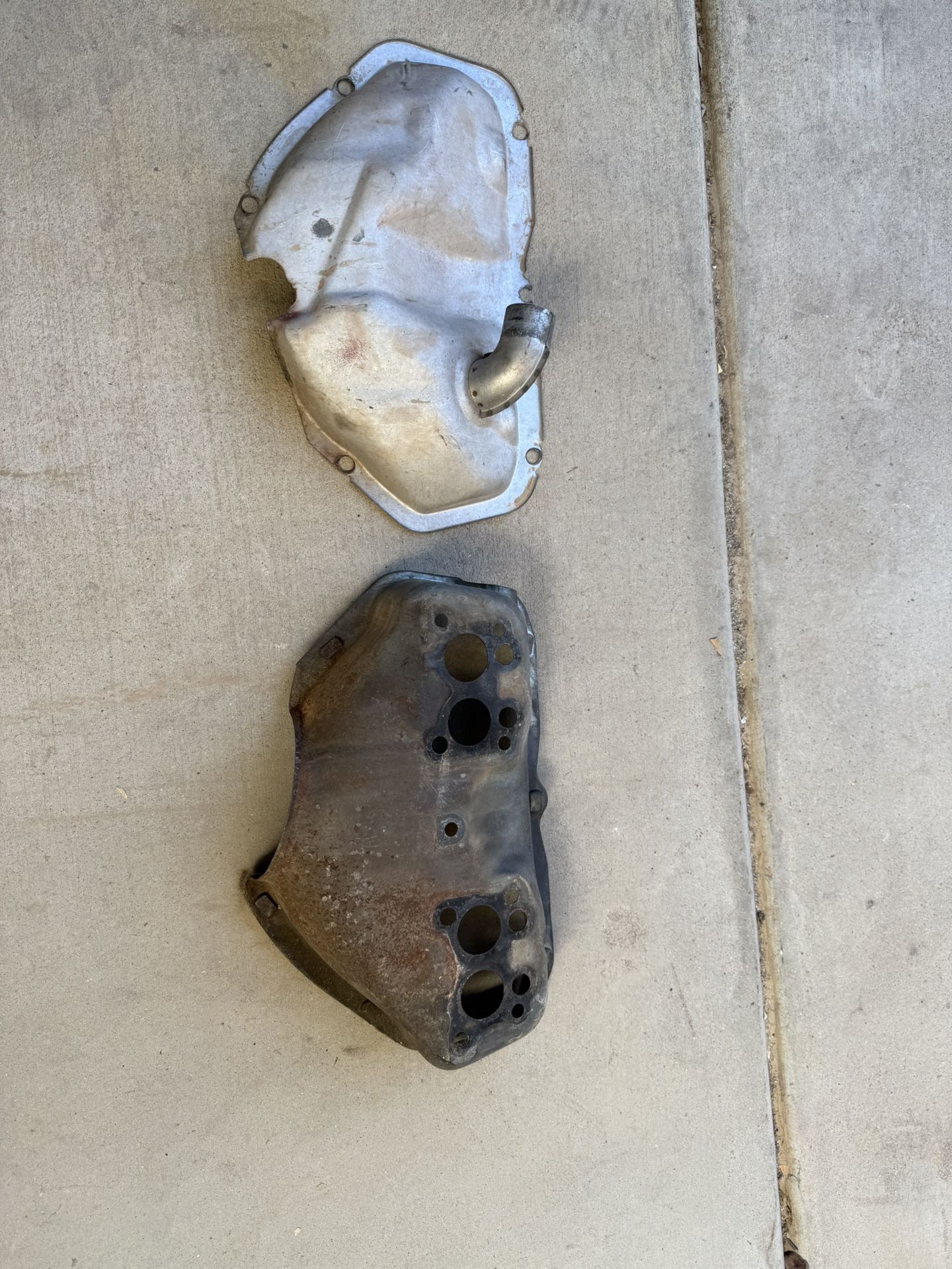 70’s Toyota Celica Pickup 20R Exhaust Shield