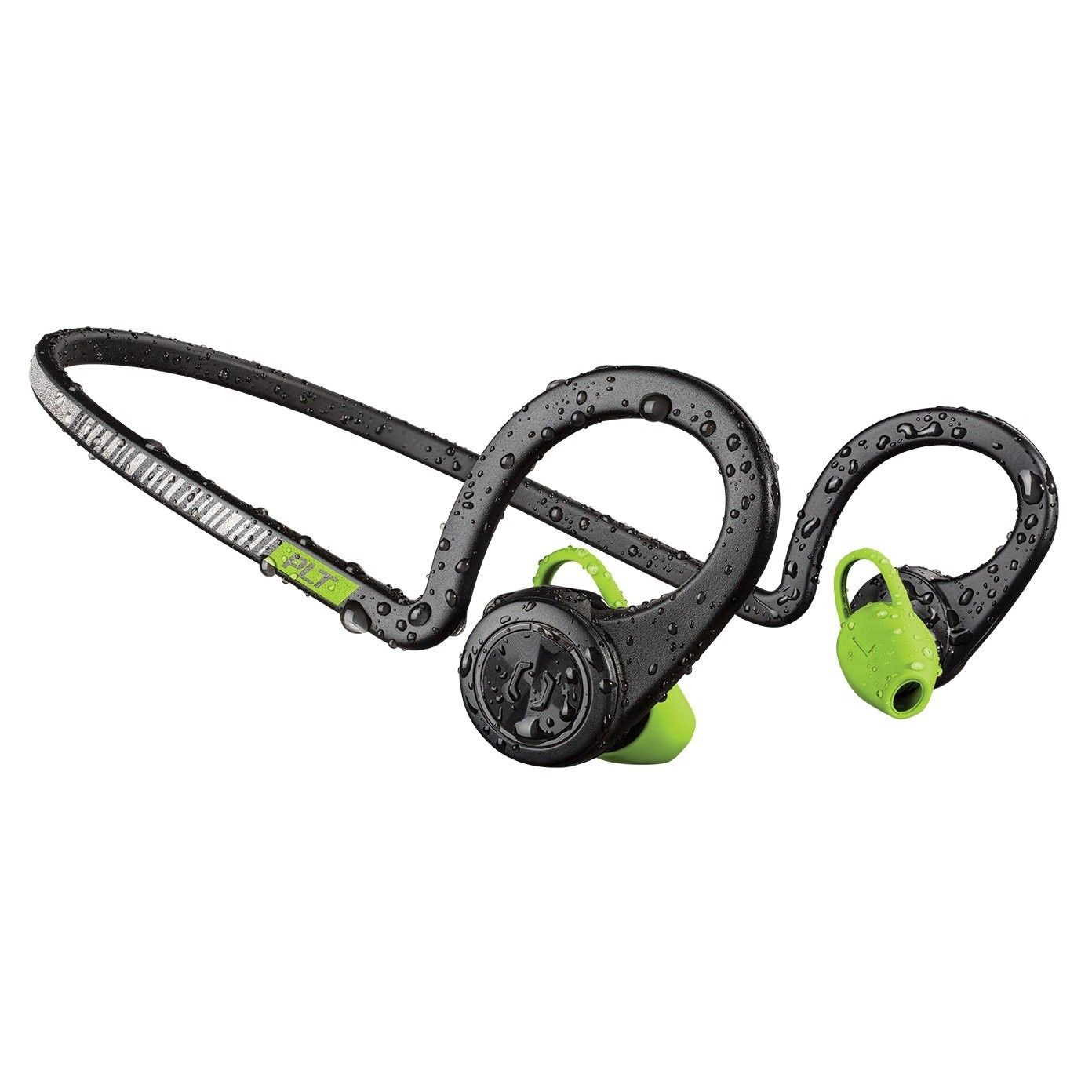 Plantronics BackBeat FIT Wireless Headphones - Waterproof Earbuds with On-Ear Controls for Running and Workout, Black Core