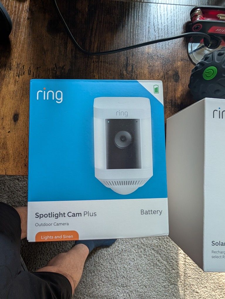 Ring Plus Security Camera With solar 
