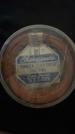 Fly fishing reel and line