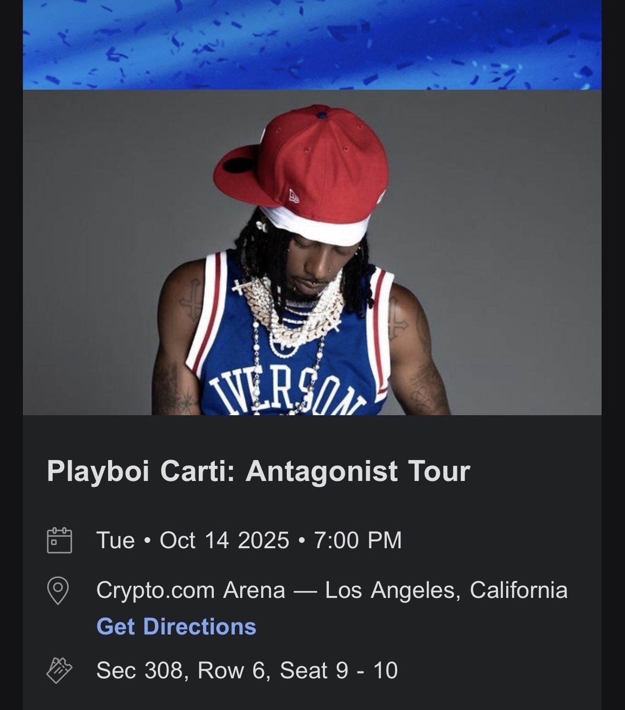 Playboi Carti: Antagonist Tour Tickets (2)