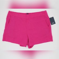 GAP Pink Linen Shorts NWT Women’s XL