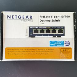 *New*  NETGEAR ProSafe Model FS105 5-Port 10/100 Desktop Switch