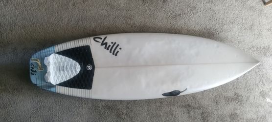 Chilli chili shortboard surfboard FCS fin system