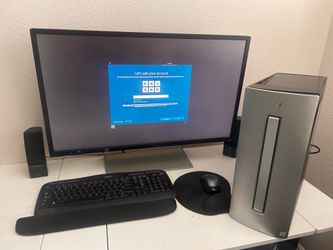 HP Envy Desktop Computer Setup – 32” Monitor Included – $250 OBO