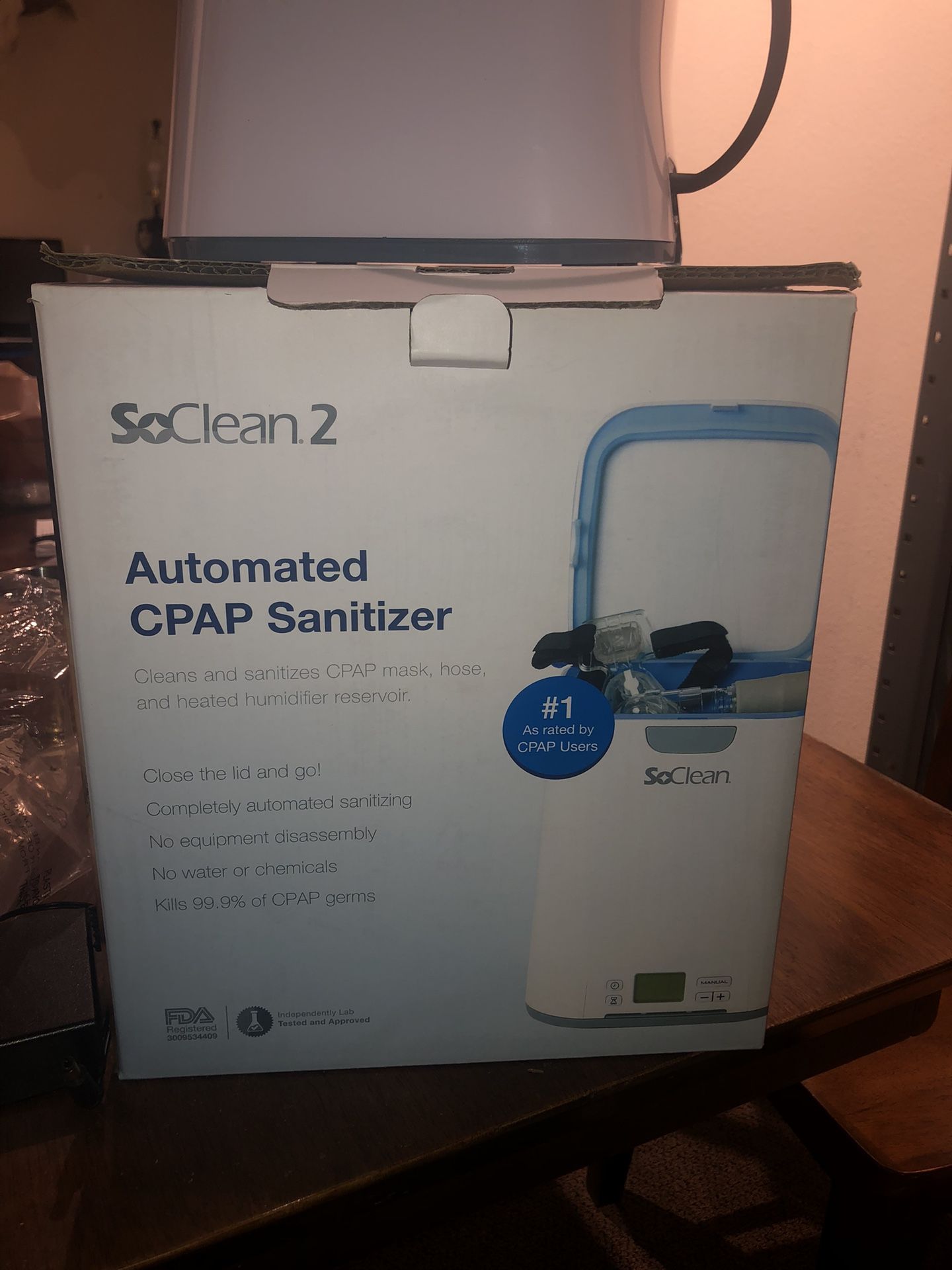 CPAP Air Cleaner. SoClean2